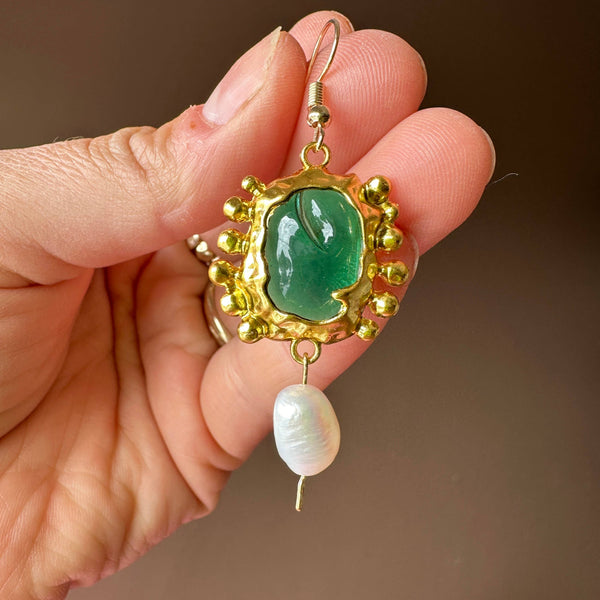Aere Earrings -  Blue