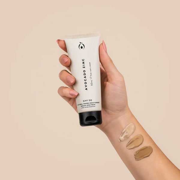 SPF 50 Natural Tinted Moisturiser - Medium-Dark