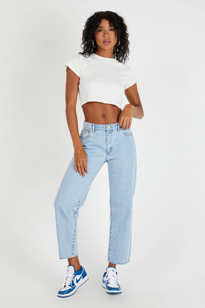 Abrand Mid Straight Tall Jeans - Size 8