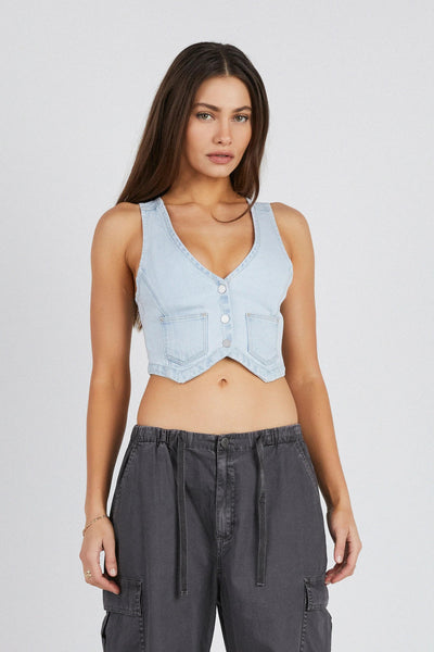 Abrand Jeans Vest - Size S