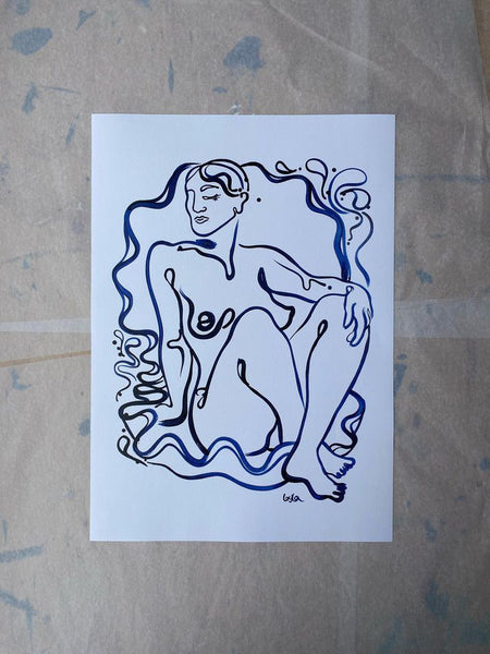 Peninsula Surf Sisters 2022 'Soft& Slow' A3 Print