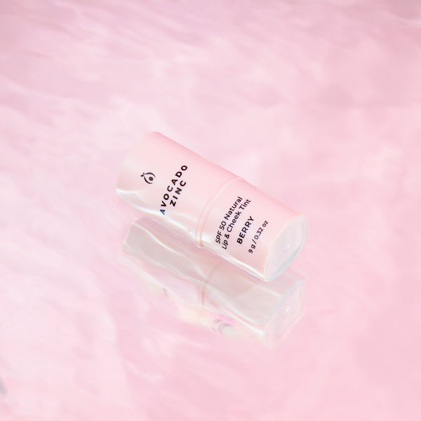 SPF 50 Natural Lip & Cheek Tint - Berry