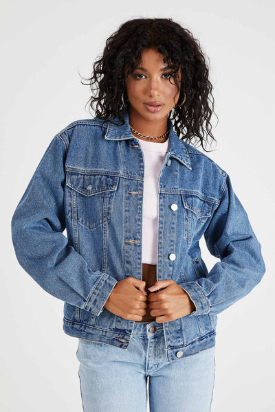 Abrand Denim phoenix Jacket - Size M