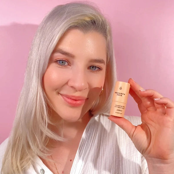 SPF 50 Natural Lip & Cheek Tint - Coral