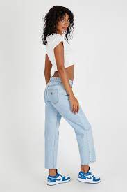 Abrand Mid Straight Tall Jeans - Size 8