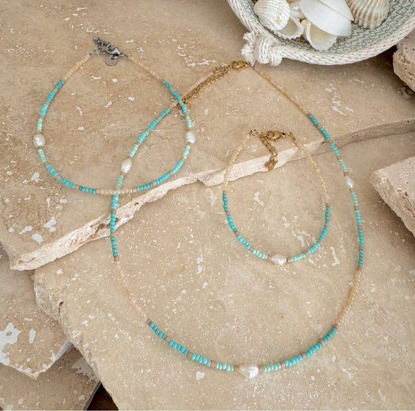 Atoll  | Anklet | Bracelet | 14k Gold Plated
