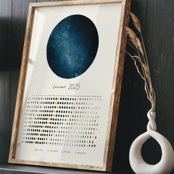 Lunar 2025 Calendar - A3