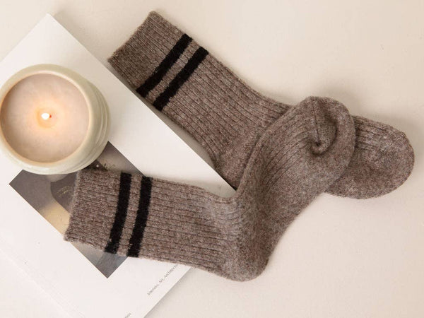 The Comfiest Socks - Choc Malt -  S/M