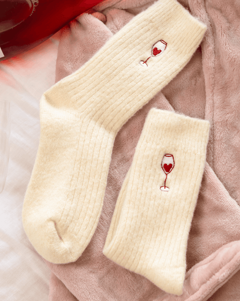 The Comfiest Socks - Wine - L/XL