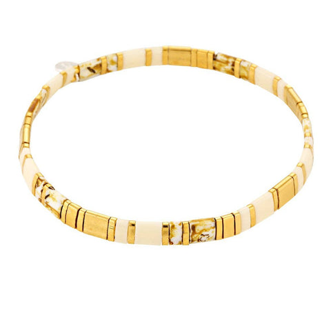 Mosaic Stacking Bracelet - Goldenrod