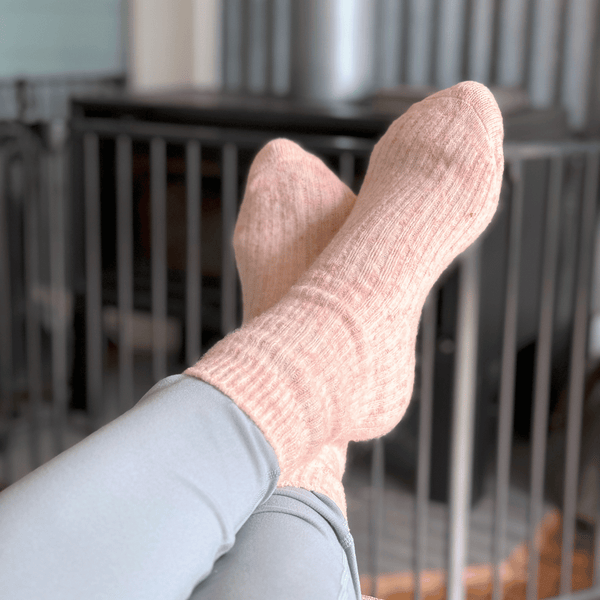 The Comfiest Socks | Blush Pink S|M