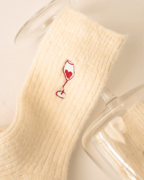 The Comfiest Socks - Wine - L/XL