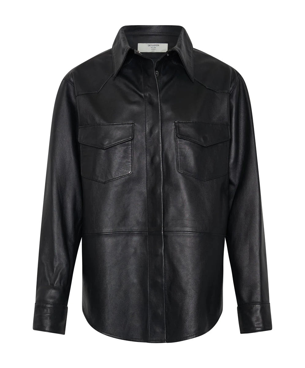Oneteaspoon Leather Shacket - Size XL