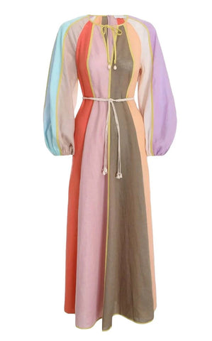 Zimmermann Lola Panelled Midi Dress - Size 2