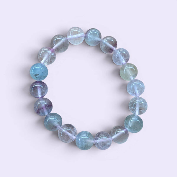 Fluorite Crystal Bracelet – 12mm