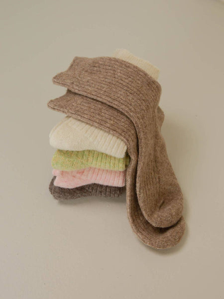 The Comfiest Socks - Light Brown - S/M