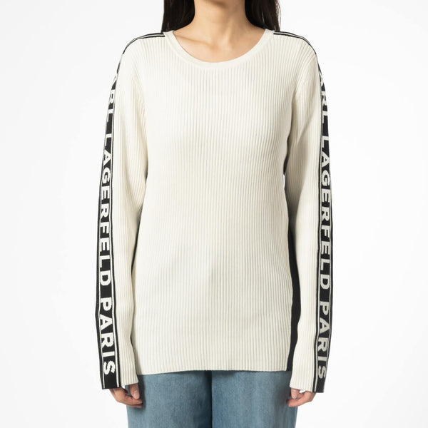 Karl Lagerfeld Ribbed Top - Size M