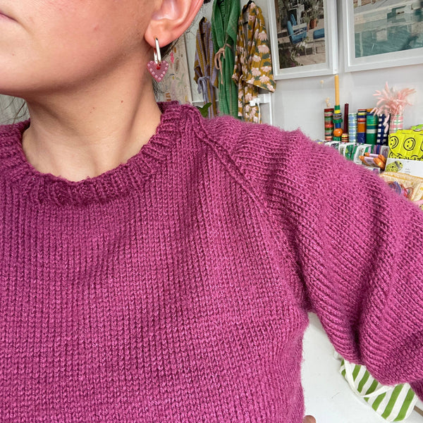 Frida Hearts - Hoops - Brown