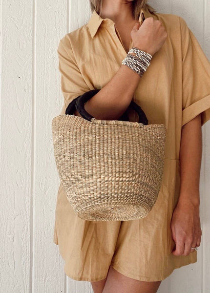 U Shop Basket - Mini -  Natural