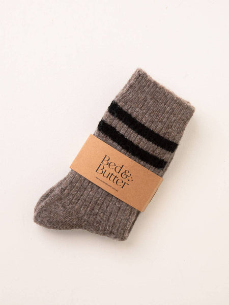 The Comfiest Socks - Choc Malt -  S/M