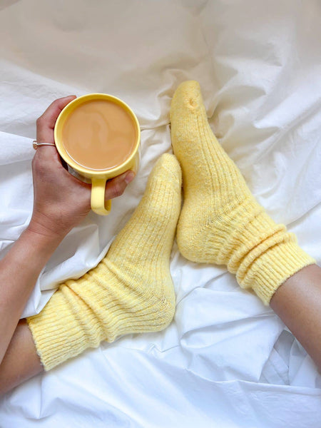 The Comfiest Socks - Buttercream - L/XL