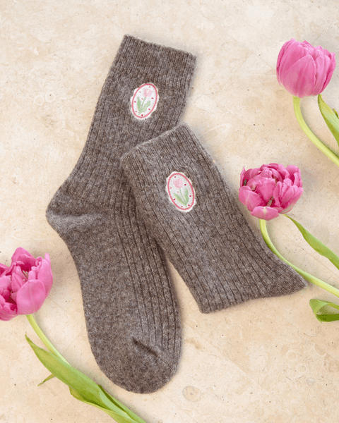 The Comfiest Socks - Flower - L/XL