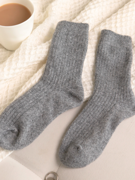 The Comfiest Socks - Grey - S/M