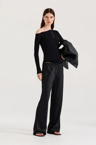 Henne Argo Ribbed Top - Size M