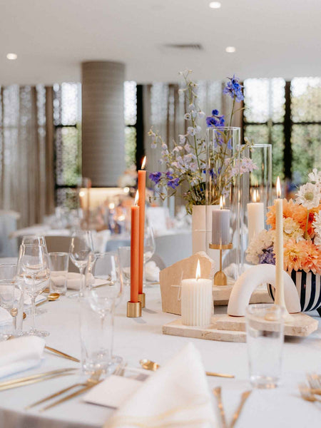 Baked Clay 30cm Dinner Candles