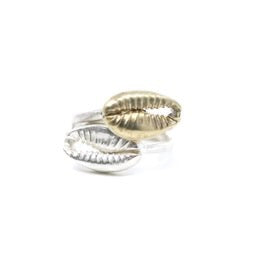 Cowrie Ring Silver