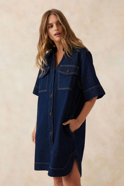 Ceres Denim Dress - Size XS