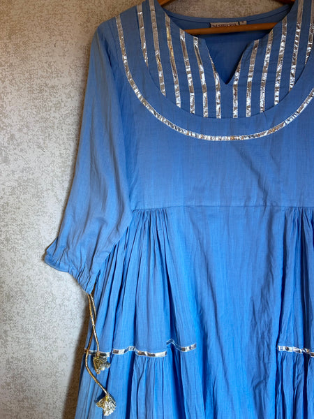 Missprint Tiered Dress - Size S