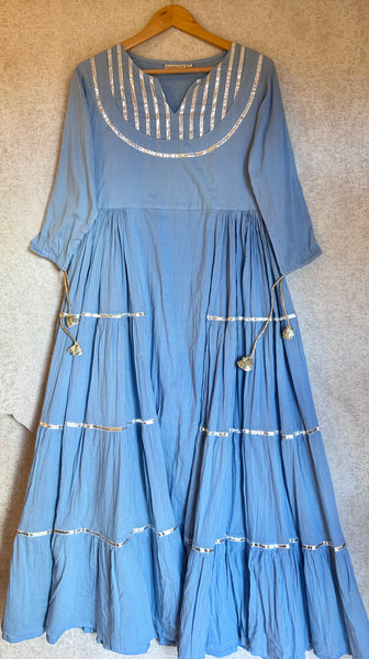 Missprint Tiered Dress - Size S