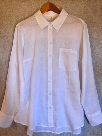 H & M Oversized Linen Shirt - Size L
