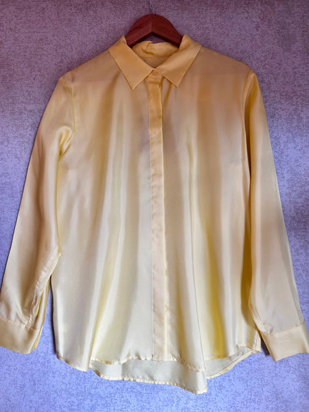 Trenery Silk Shirt - Size 14 New