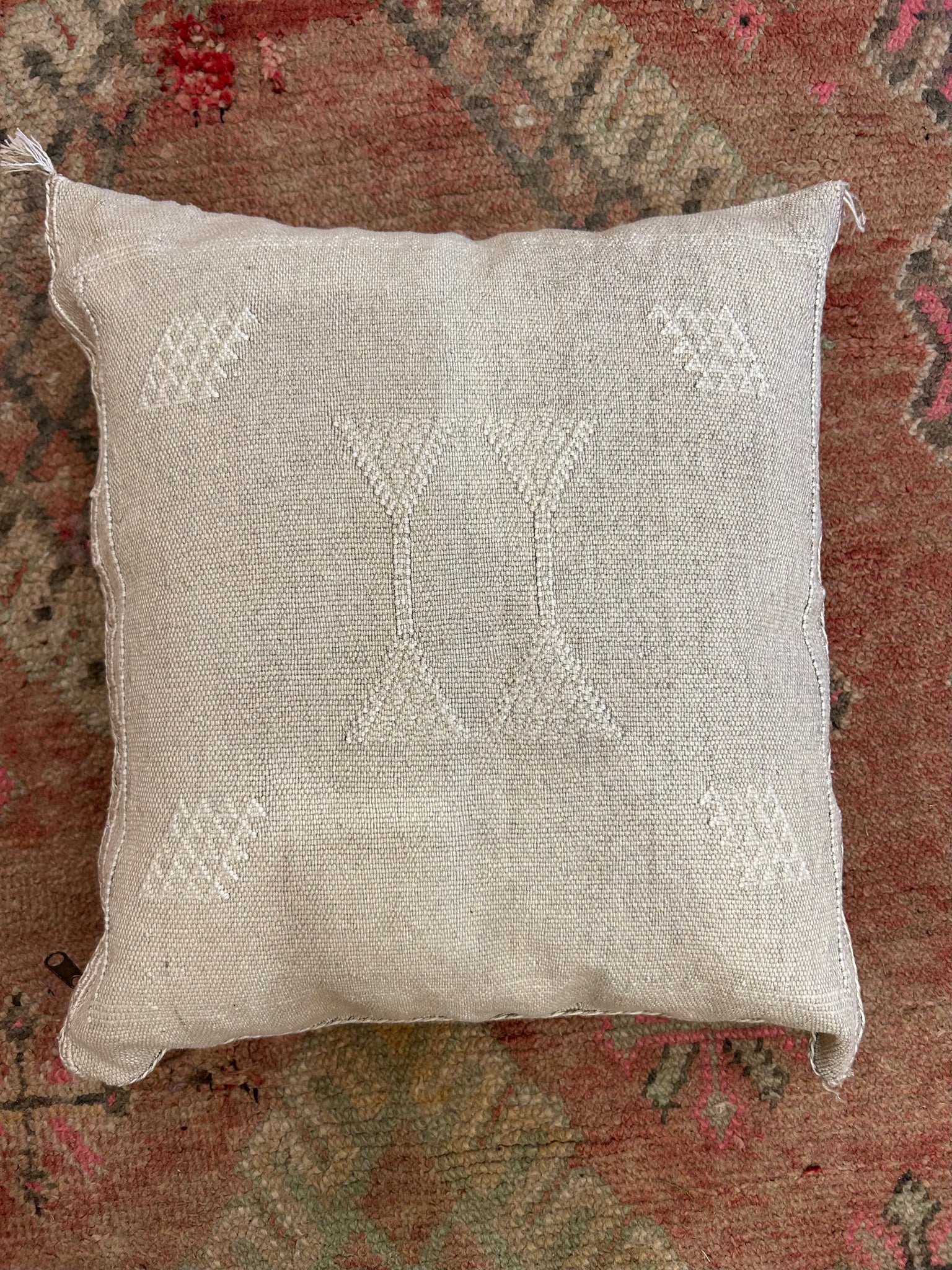 Silk Cactus Cushion - 45 x 45 - Oat - LMR