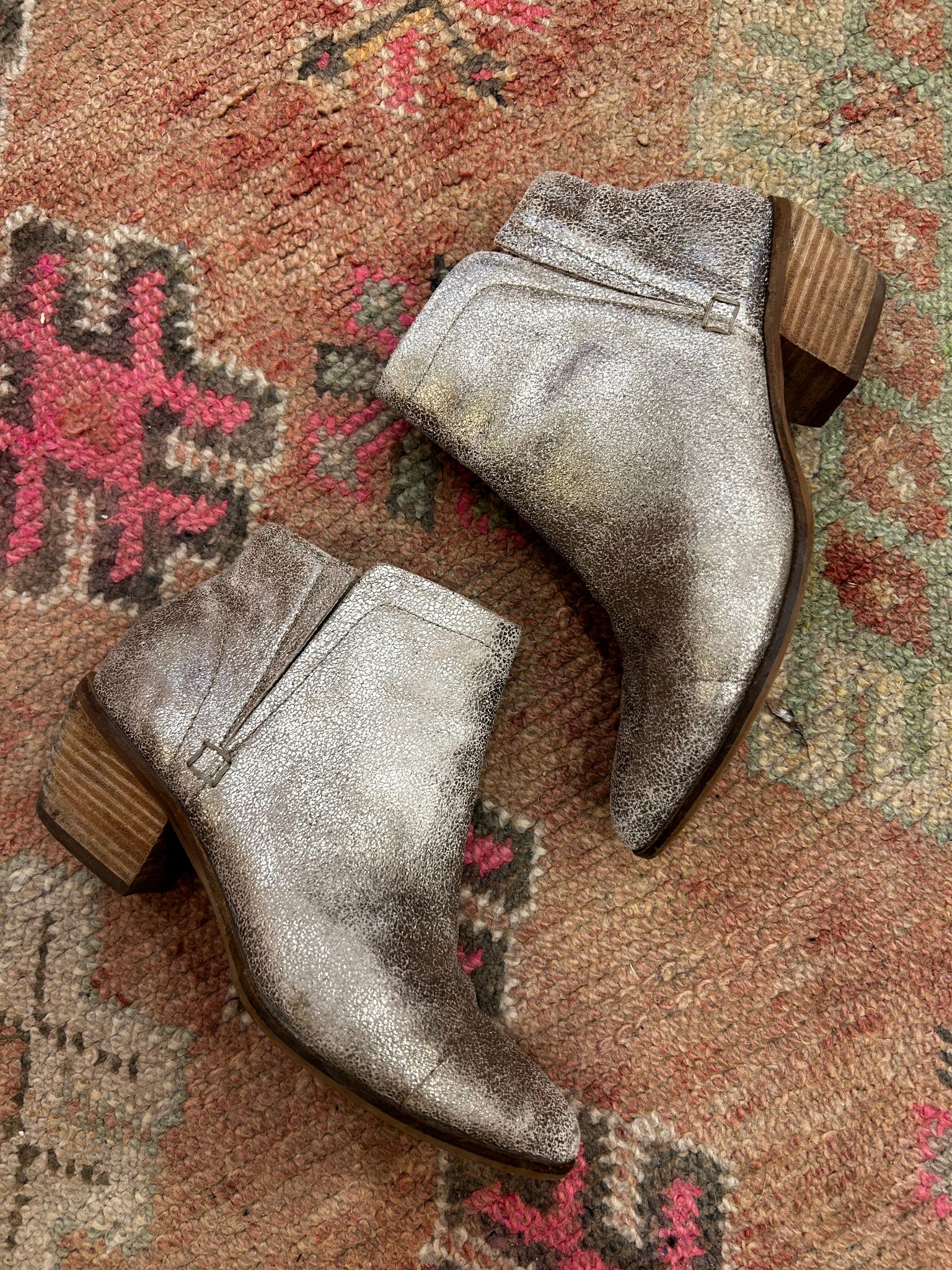 Wittner Metallic Boots - Size 39