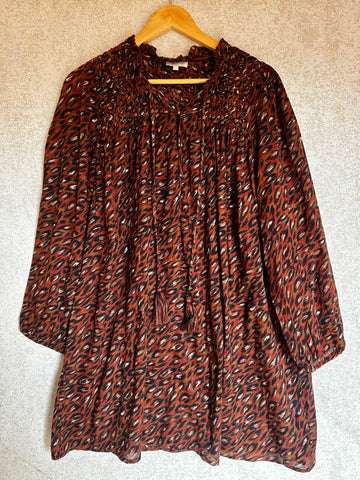 Auguste Animal Print Dress - size XS