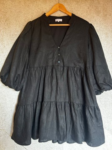 Aere Linen Dress - size 14