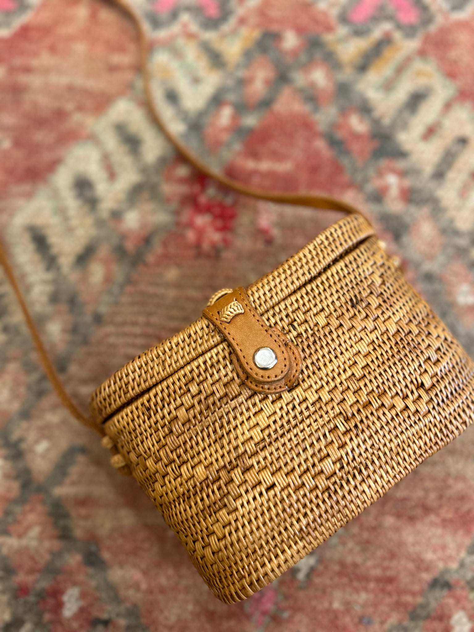 Woven Basket Bag