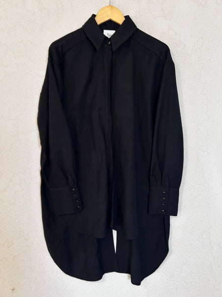 Aje Virtuous  Longline Shirt - Size 10