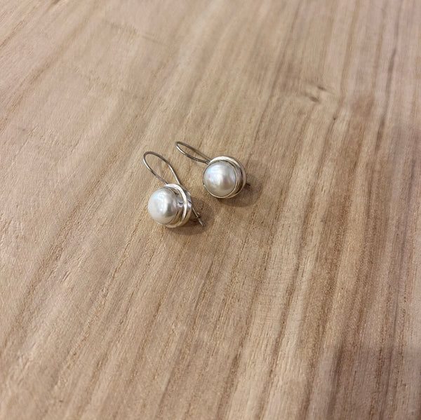 SS Pearl Earrings