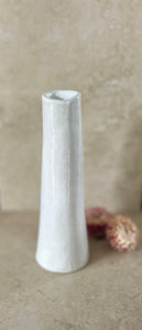 Coastal Clay - White Gloss Vase