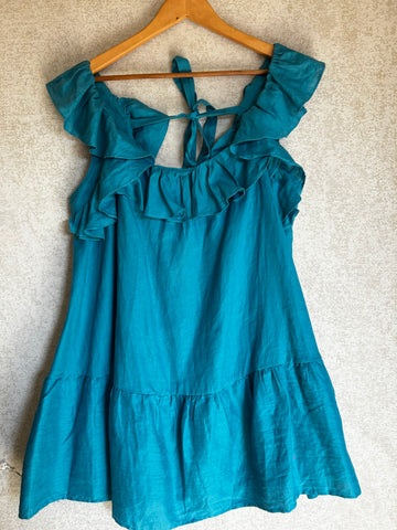 Aere Linen Dress - Size 16