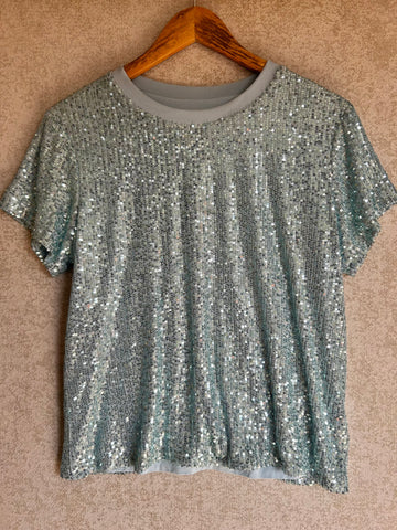 Sophie Moran Sequin Tee - Size M