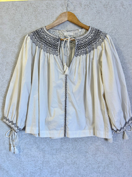 Doen Folk Blouse - Size XS Oversized