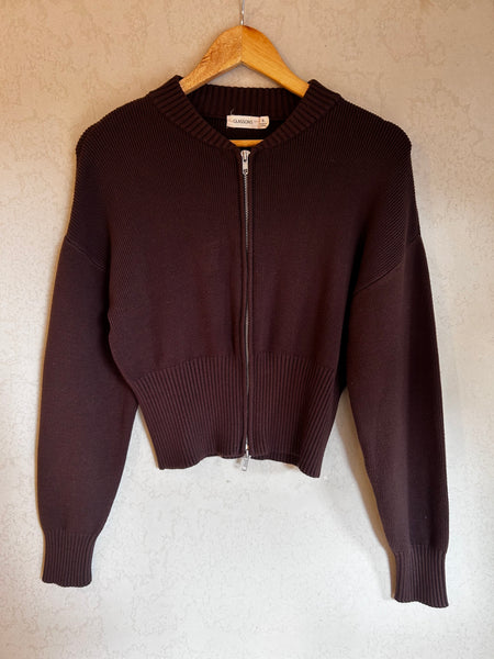 Glassons Zip Up Knit - Size S