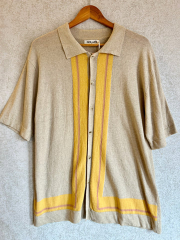 Rollas Knit Bowler Shirt  - Size M