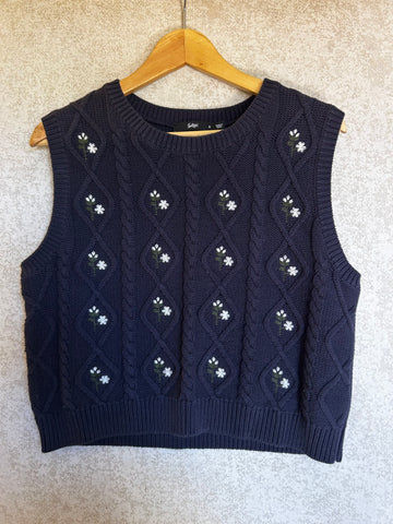 Sportsgirl Knit Vest - Size S