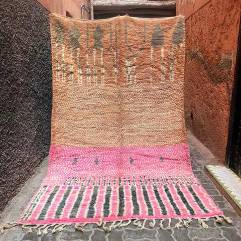 'Dena' Vintage Moroccan Boujaad Rug